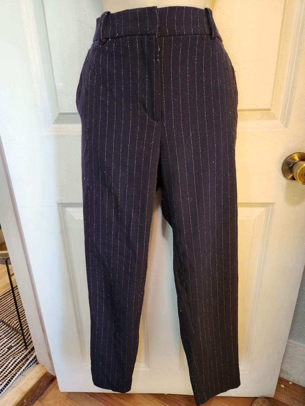 H&M Black Pinstripe Women's Dress Pants